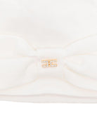 Berretto per neonata Elisabetta Franchi La Mia Bambina bianco con fiocco - Rubino Kids