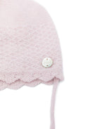 Berretto per neonata Paz Rodríguez rosa con pompon - Rubino Kids