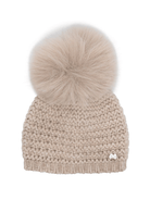 Berretto per neonati PaZ RODRIGUEZ beige con pompon - Rubino Kids