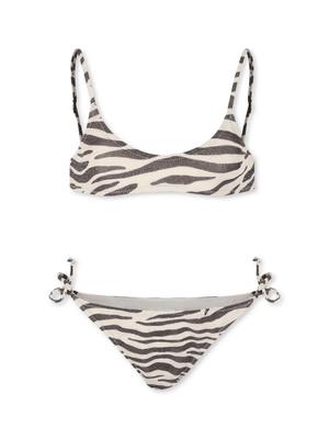 MC2 Saint Barth Kids Paloma Jr White Bikini for Girls