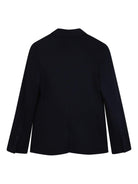 Blazer monopetto per bambino BOSS Kids blu con revers classici - Rubino Kids