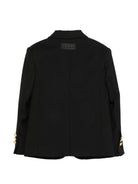 Blazer per bambino Balmain Kids nero con bottoni - Rubino Kids