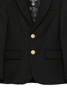 Blazer per bambino Balmain Kids nero con bottoni - Rubino Kids