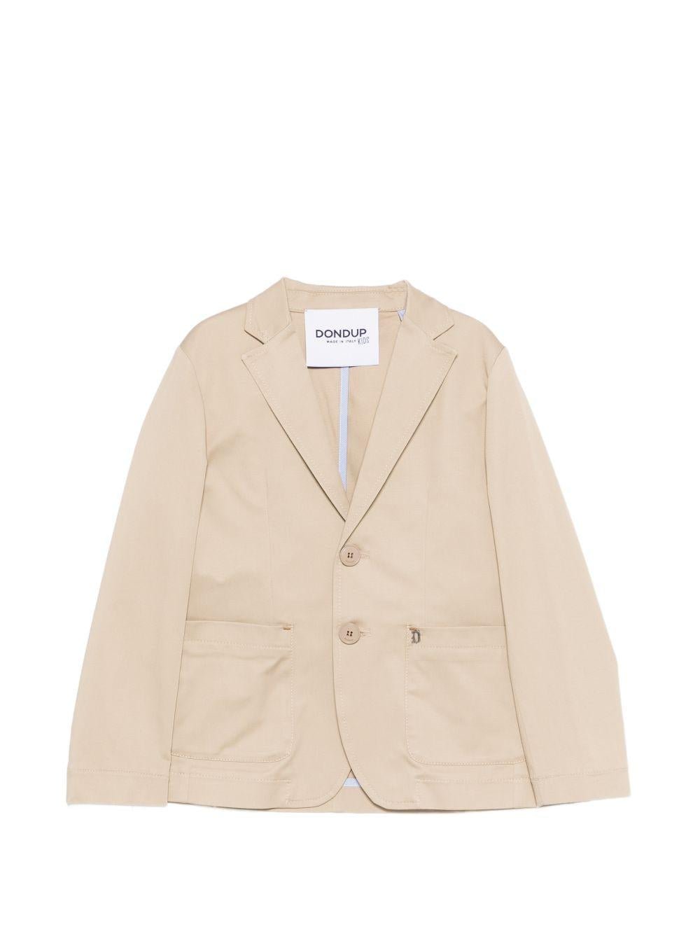 Blazer per bambino DONDUP Kids beige con bottoni sul davanti - Rubino Kids