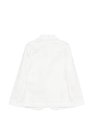 Blazer per bambino Fay Kids bianco con tasche anteriori con patta - Rubino Kids