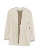 Blazer per donna Alysi beige con design a tasche - Rubino Kids