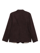 Blazer per donna ALYSI viola con motivo a quadri - Rubino Kids