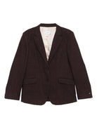 Blazer per donna ALYSI viola con motivo a quadri - Rubino Kids