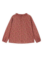 Blusa per bambina Bonpoint rosso con stampa cherry - Rubino Kids