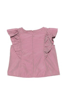 Blusa per bambina Herno Kids rosa con volant - Rubino Kids