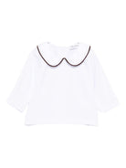 Blusa per neonata Jesurum Baby bianca con colletto alla Peter Pan - Rubino Kids
