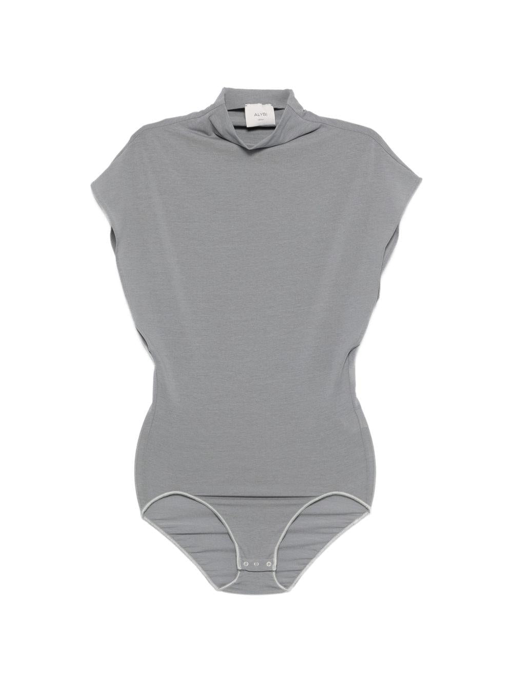 Body per donna Alysi grigio con collo alto - Rubino Kids