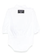 Body per neonata Balmain Kids bianca con volant - Rubino Kids
