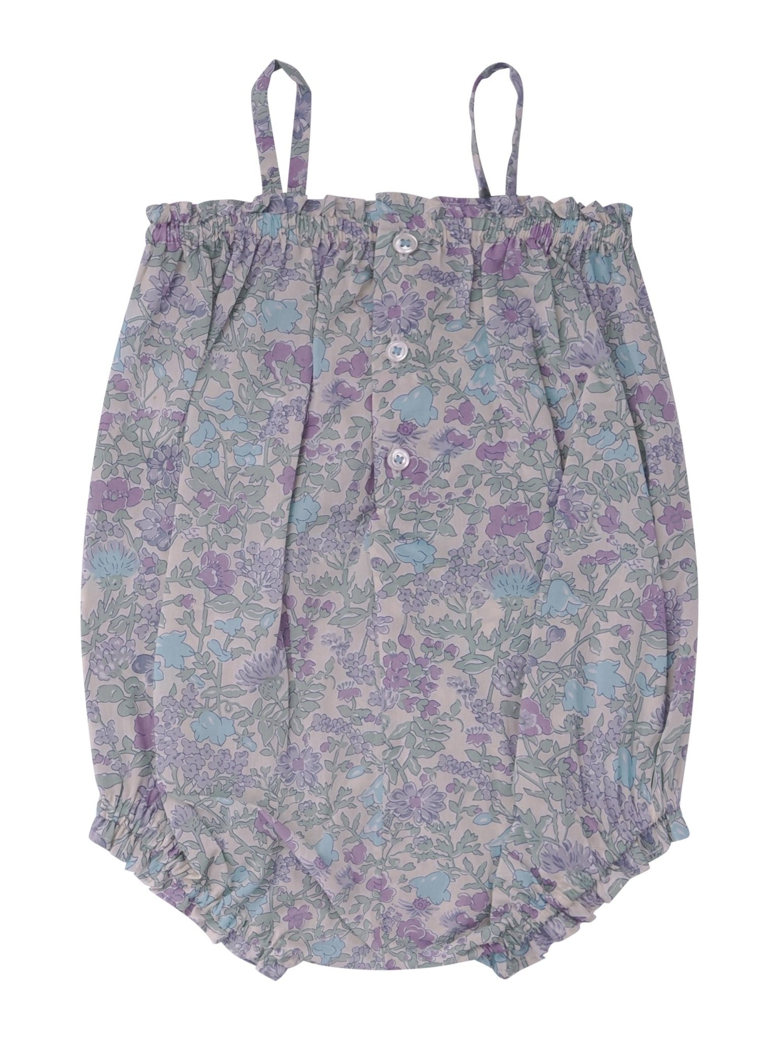 Body per neonata Bonpoint beige con stampa grafica a fiori - Rubino Kids