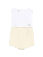 Body per neonata Paz Rodriguez bianco con dettagli a pois - Rubino Kids