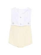 Body per neonata Paz Rodriguez bianco con dettagli a pois - Rubino Kids