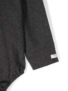 Body per neonati Donsje Romm grigio con colletto classico - Rubino Kids