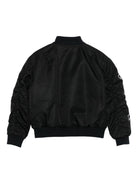 Bomber per bambino Off - White Kids nero con maniche con freccia - Rubino Kids