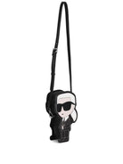 Borsa a mano per bambina Karl Lagerfeld Kids nera con tracolla - Rubino Kids