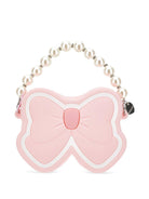 Borsa a mano per bambina Monnalisa rosa con design farfalla - Rubino Kids