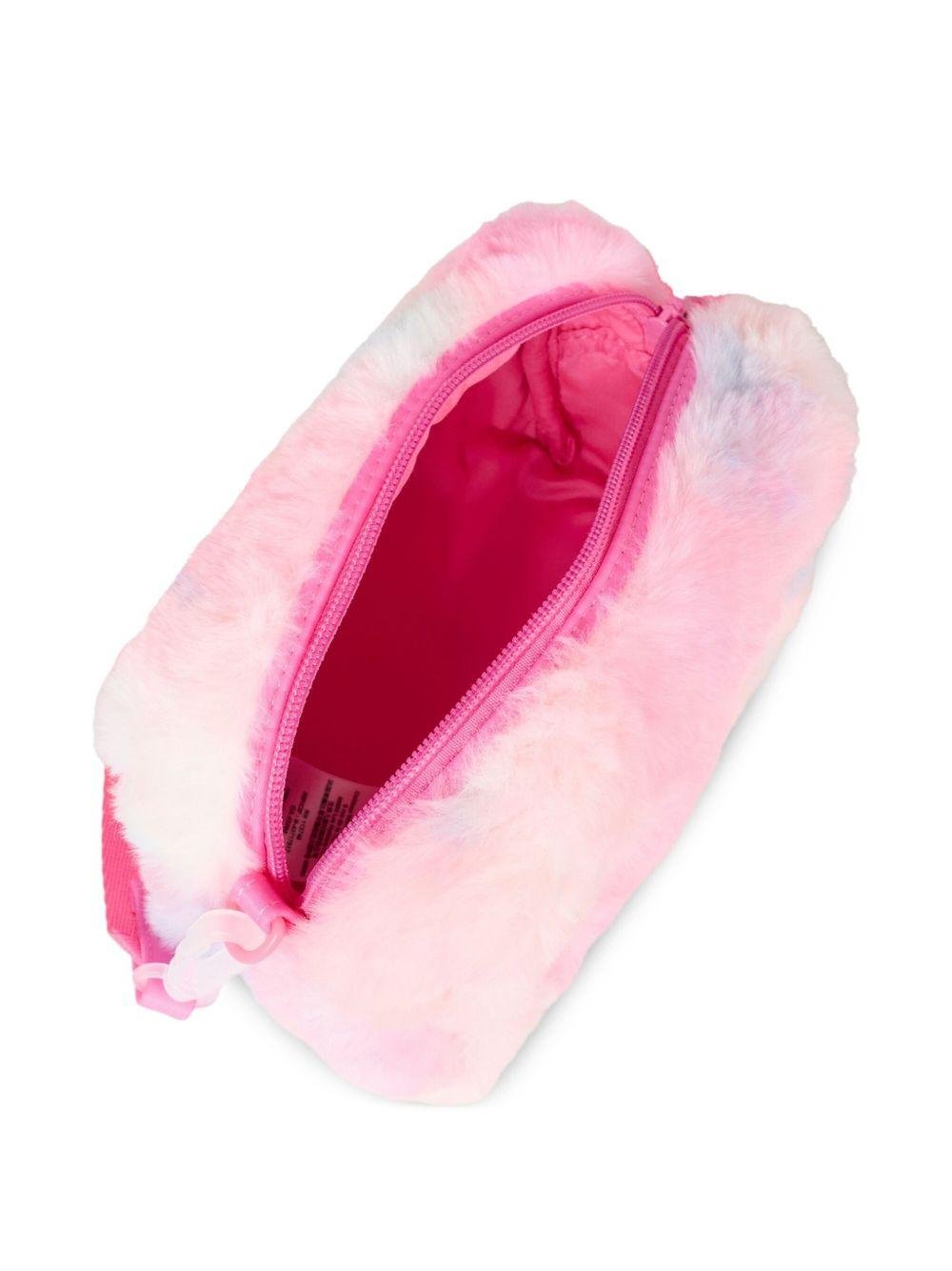 Borsa a spalla per bambina Billieblush rosa con motivo arcobaleno a cuore - Rubino Kids