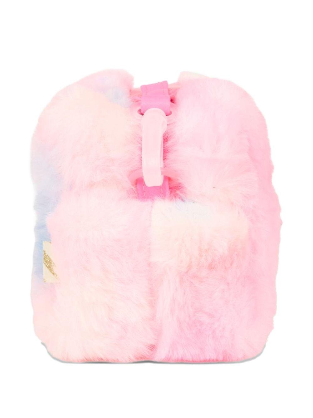 Borsa a spalla per bambina Billieblush rosa con motivo arcobaleno a cuore - Rubino Kids