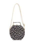 Borsa a spalla per bambina Bonpoint Jadore blu con stampa ciliegie - Rubino Kids