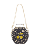 Borsa a spalla per bambina Bonpoint Jadore blu con stampa ciliegie - Rubino Kids