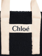 Borsa a spalla per bambina Chloé Kids nera Teddy - Rubino Kids