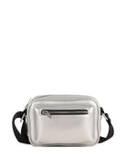 Borsa a spalla per bambina Dkny Kids argentata con tracolla regolabile - Rubino Kids
