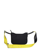 Borsa a spalla per bambina Dkny Kids nera con stampa logo - Rubino Kids