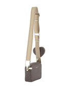 Borsa a spalla per bambina Michael Kors kids marrone con monogramma - Rubino Kids