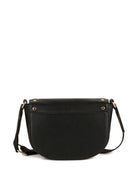 Borsa a spalla per bambina Michael Kors Kids nera con forma a mezza luna - Rubino Kids