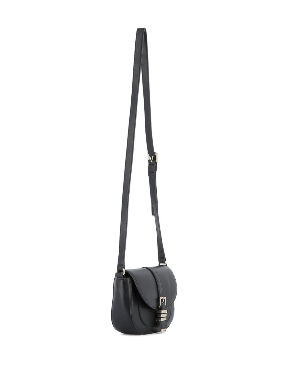 Borsa a spalla per bambina Michael Kors Kids nera con forma a mezza luna - Rubino Kids