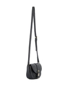 Borsa a spalla per bambina Michael Kors Kids nera con forma a mezza luna - Rubino Kids