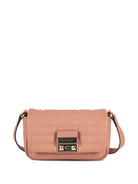 Borsa a spalla per bambina Michael Kors Kids rosa trapuntata con chiusura magnetica - Rubino Kids