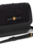 Borsa a spalla per bambina Versace Kids nero con inserti - Rubino Kids