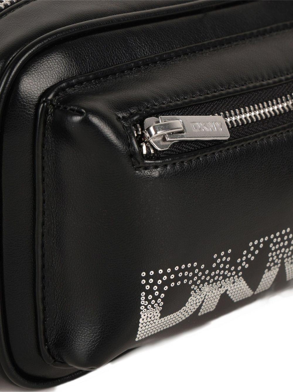 Borsa a spalla per bambini DKNY Kids nera con tracolla regolabile - Rubino Kids