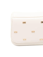 Borsa a tracolla mini per bambina Elisabetta Franchi La Mia Bambina bianca con logo - Rubino Kids