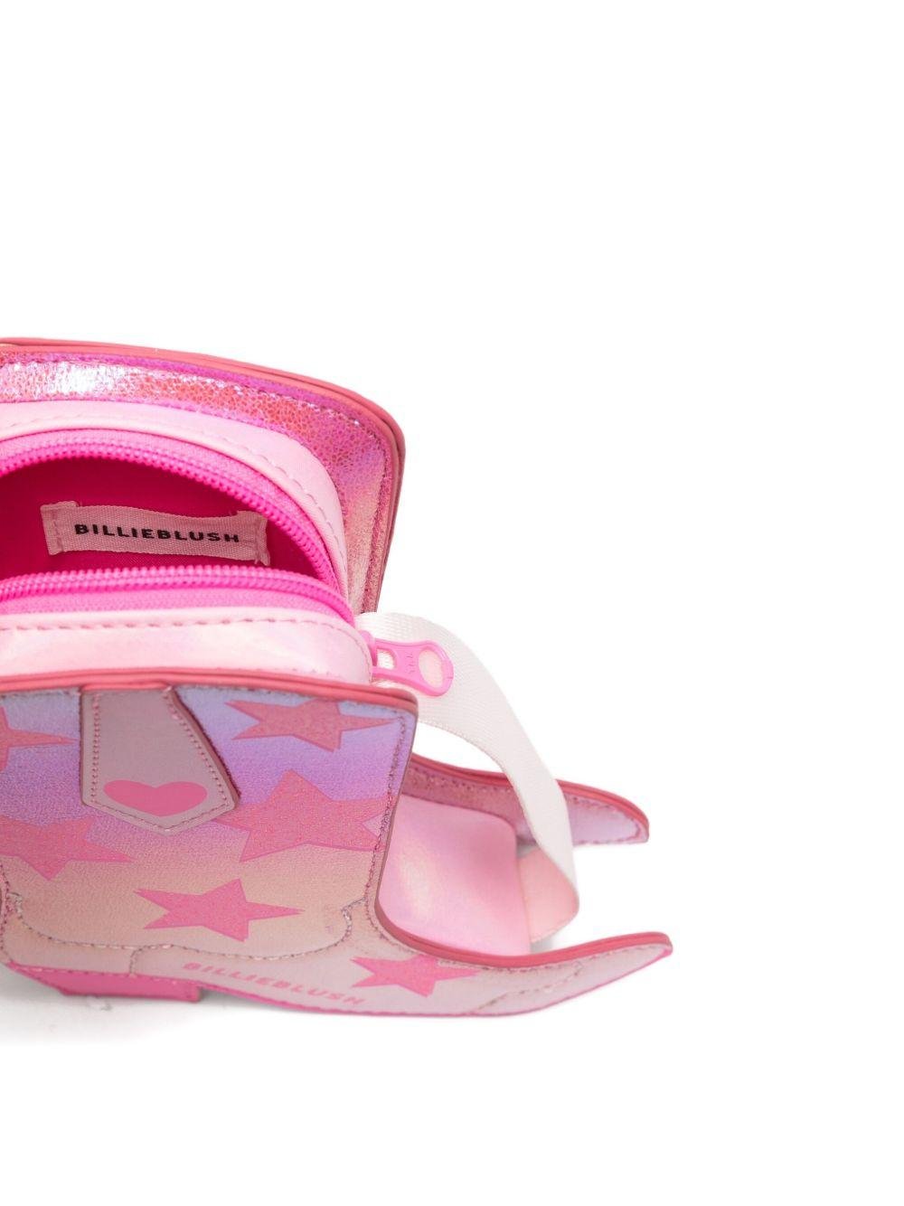 Borsa a tracolla per bambina Billieblush rosa a forma di stivale - Rubino Kids