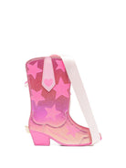 Borsa a tracolla per bambina Billieblush rosa a forma di stivale - Rubino Kids