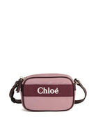 Borsa a tracolla per bambina Chloé Kids viola con ricamo - Rubino Kids