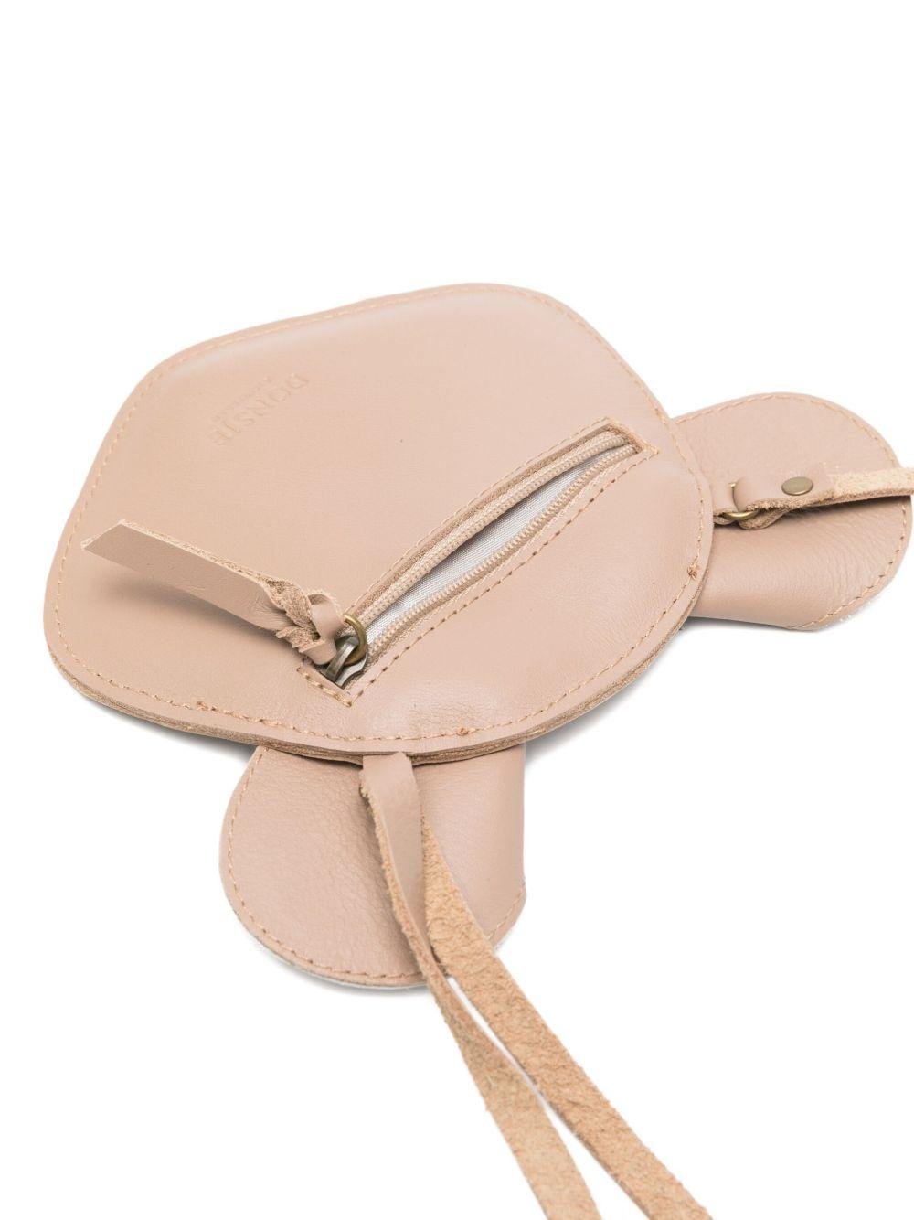Borsa a tracolla per bambina Donsje beige a forma di topo - Rubino Kids