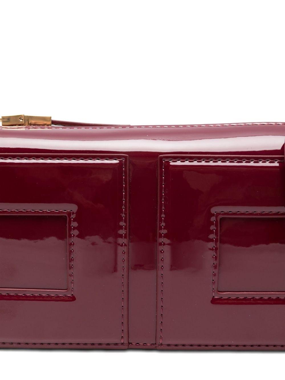 Borsa a tracolla per bambina Elisabetta Franchi La Mia Bambina rossa con design a pannelli - Rubino Kids