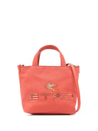 Borsa a tracolla per bambina Etro Kids arancione con logo - Rubino Kids