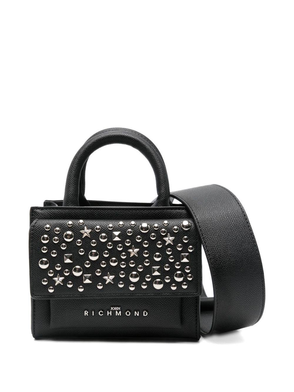 Borsa a tracolla per bambina John Richmond Junior nero borchiata - Rubino Kids
