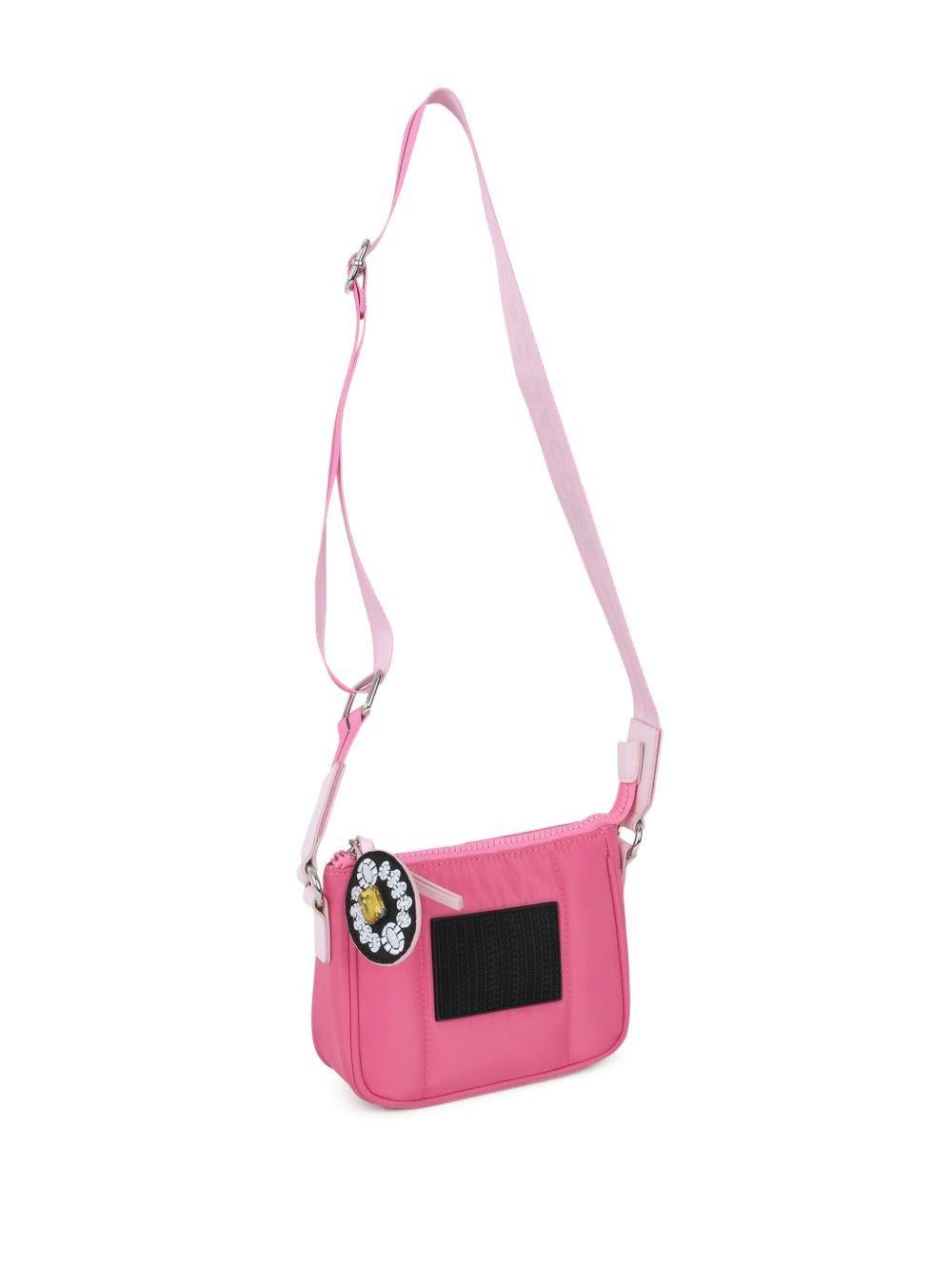 Borsa a tracolla per bambina The Marc Jacobs Kids fucsia con applicazione - Rubino Kids