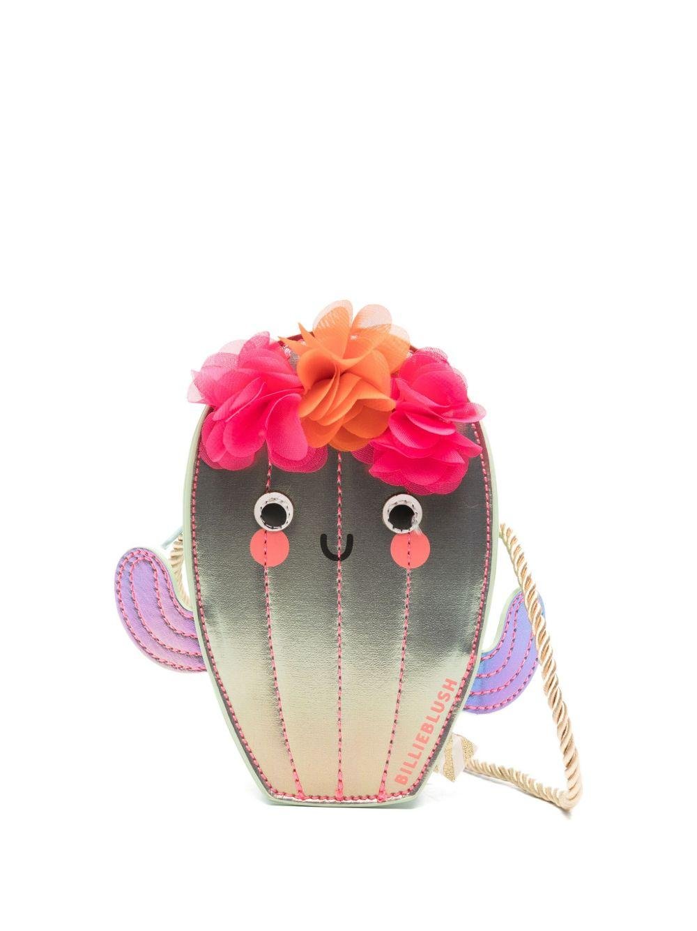 Borsa Cactus per bambina Billieblush multicolore a forma di cactus - Rubino Kids