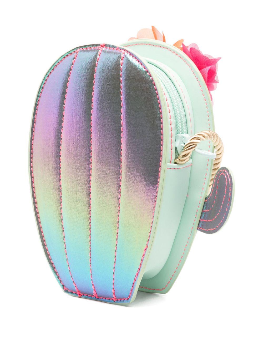 Borsa Cactus per bambina Billieblush multicolore a forma di cactus - Rubino Kids