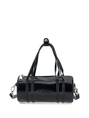 Borsa cilindrica per bambina Philosophy Di Lorenzo Serafini Kids nero in vernice